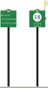 Proposed pedestrian way finding