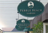 new signage at Pebble Beach