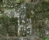 Aerial view of the research park