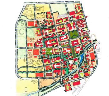 Illlustrative of campus plan