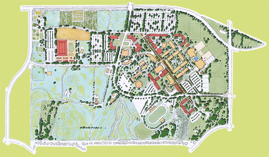 Illustrative of proposed master plan